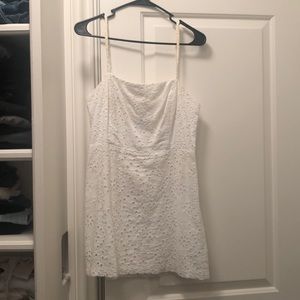 Urban Outfitters White Eyelet Dress